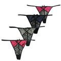 Sissy Panties 4Pcs Thong Set - Sissy Lux