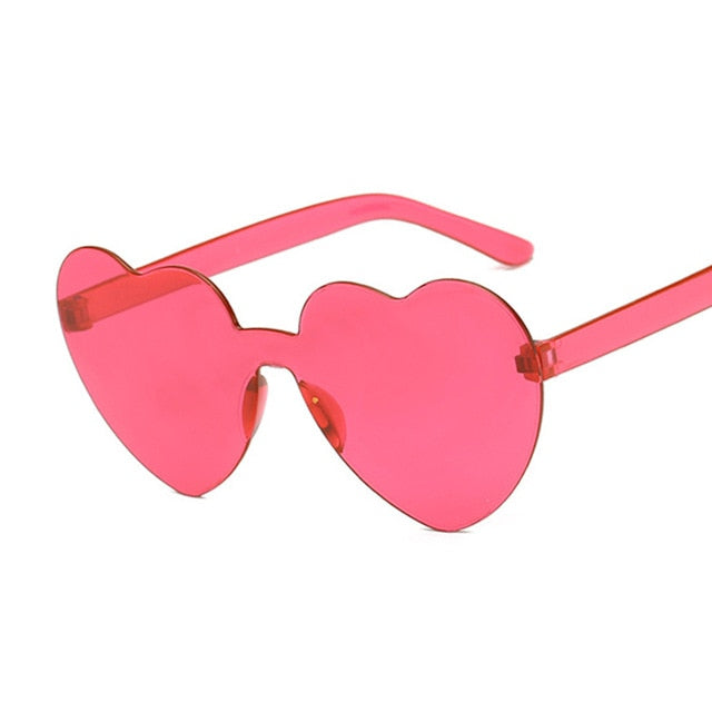 Sissy in Love Heart Shaped Sunglasses - Sissy Lux
