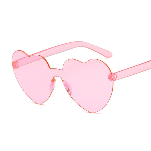 Sissy in Love Heart Shaped Sunglasses - Sissy Lux