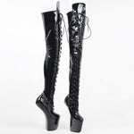 Load image into Gallery viewer, 20 CM Heelless Platform Boots - Sissy Lux
