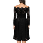 Load image into Gallery viewer, Aurora Off Shoulder Lace Dress - Sissy Lux
