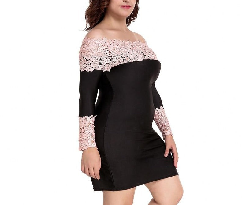Rita Off-Shoulder Lace Dress - Sissy Lux