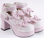 Load image into Gallery viewer, Sissy Shoes &quot;Bows &amp; Lace&quot; - Sissy Lux
