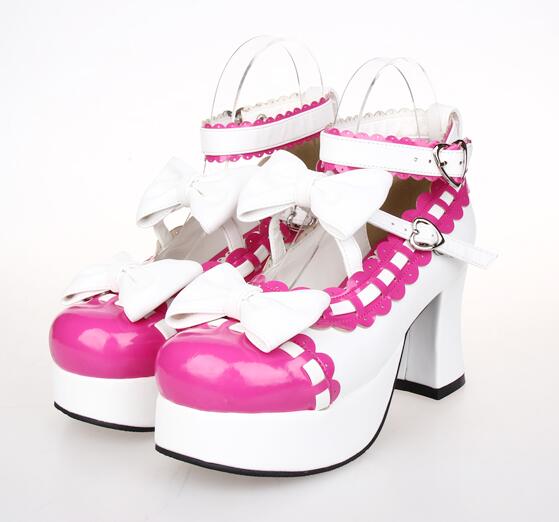Sissy Shoes "Bows & Lace" - Sissy Lux