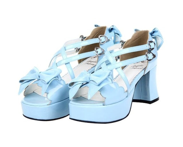 "Slutty Paula" Bow Sissy Shoes - Sissy Lux
