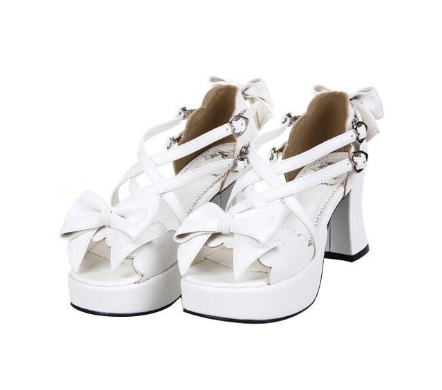 "Slutty Paula" Bow Sissy Shoes - Sissy Lux