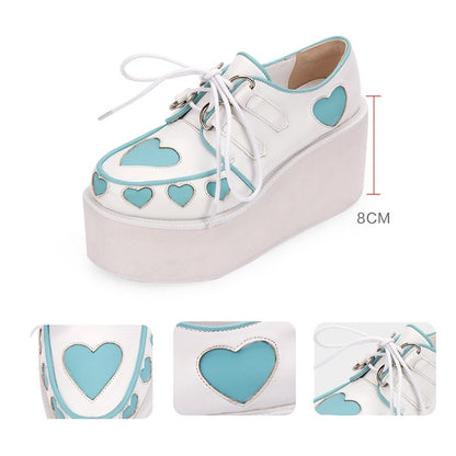 "Maid Lulu" Heart Sissy Shoes - Sissy Lux