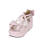 Load image into Gallery viewer, Sissy Shoes - Pink Wedge Pumps - Sissy Lux
