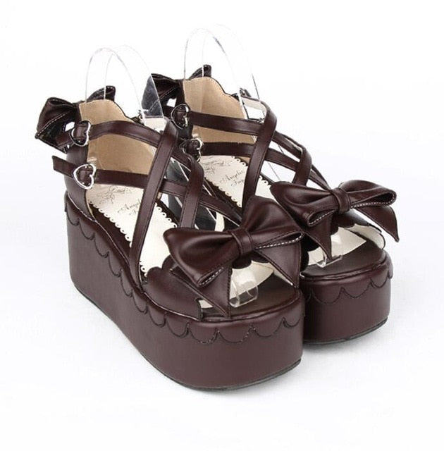 Sissy Shoes - Pink Wedge Pumps - Sissy Lux