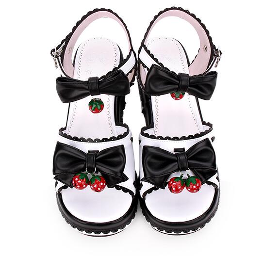 Two Tone Wedge Sissy Shoes - Sissy Lux