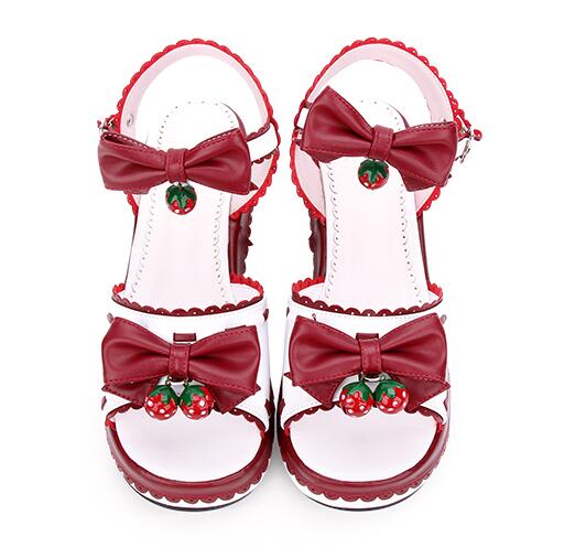 Two Tone Wedge Sissy Shoes - Sissy Lux