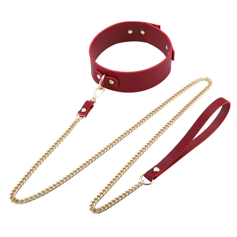 Sissy Slave BDSM Leather Bondage Set - Sissy Lux