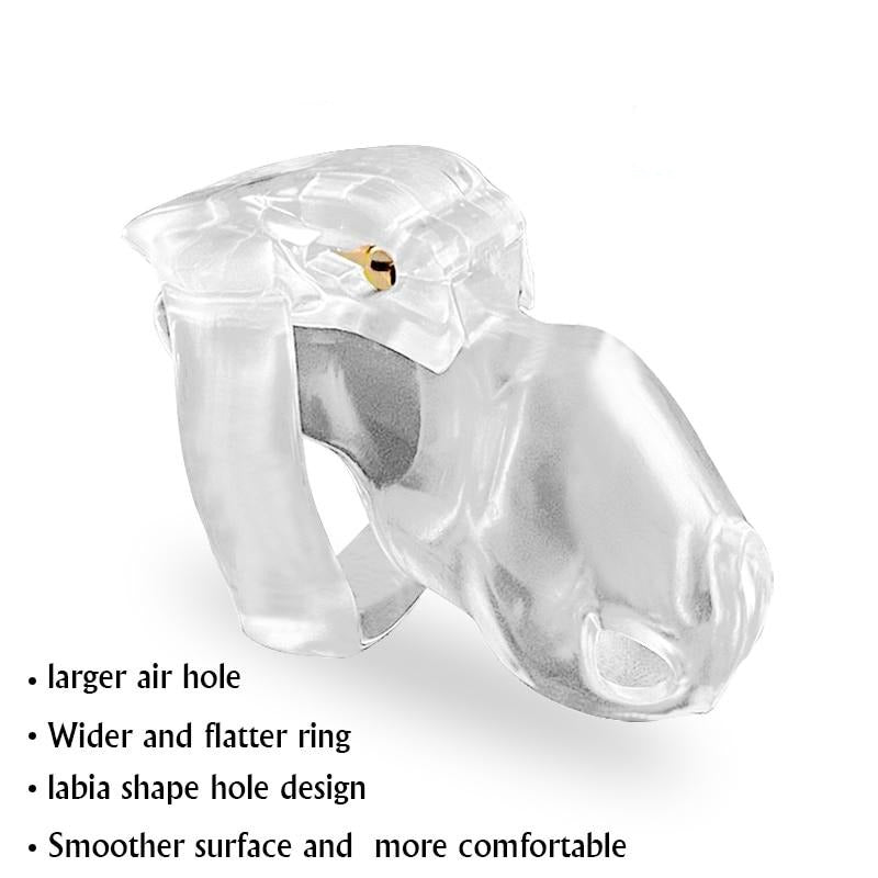 Domesticated Sissy Slave Chastity Cage - Sissy Lux