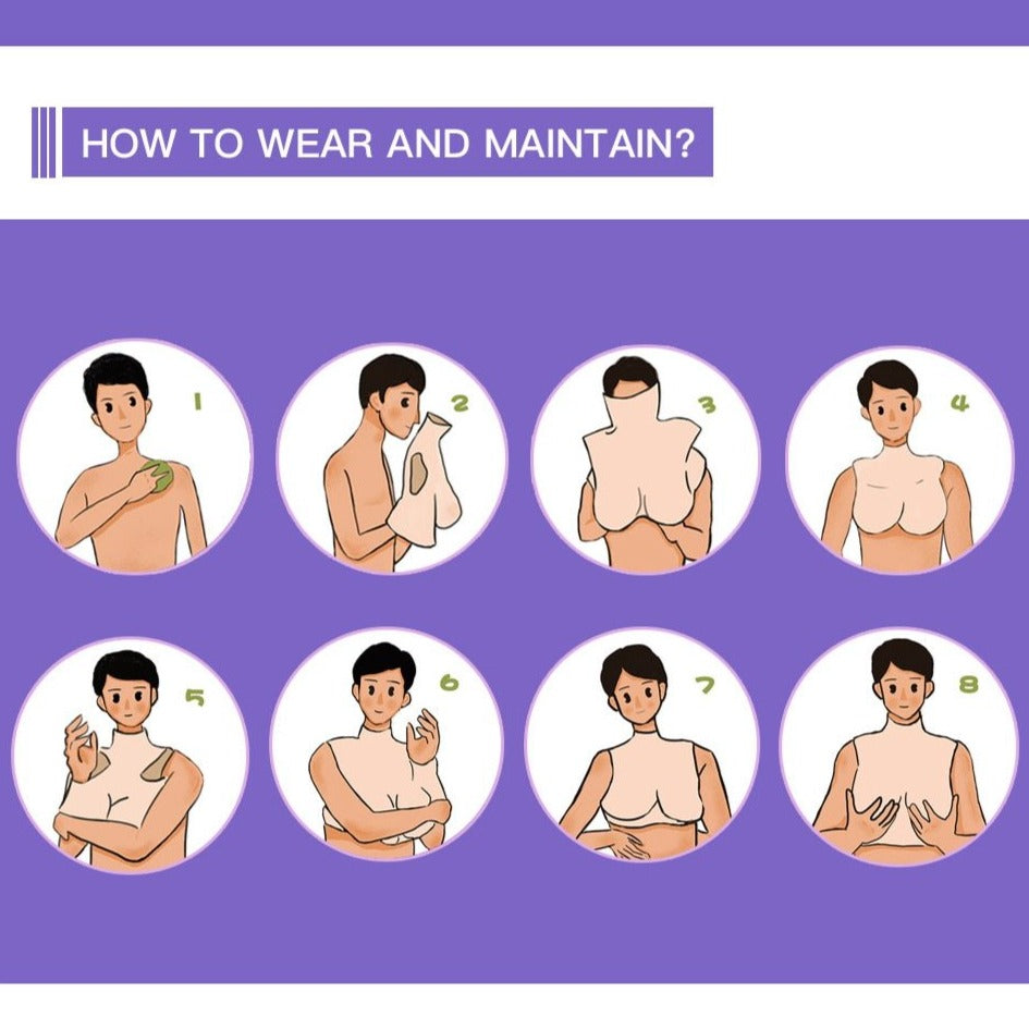 E Cup Silicone Breast Forms - Sissy Lux