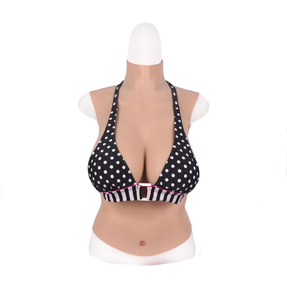 G Cup Half Body Silicone Breast Forms - Sissy Lux