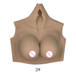 Load image into Gallery viewer, G Cup Half Body Silicone Breast Forms - Sissy Lux

