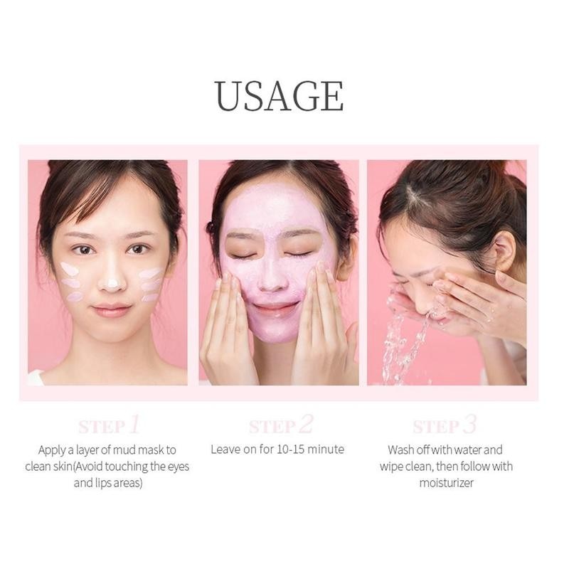 Cherry Blossoms Oil Control Pink Face Mask - Sissy Lux
