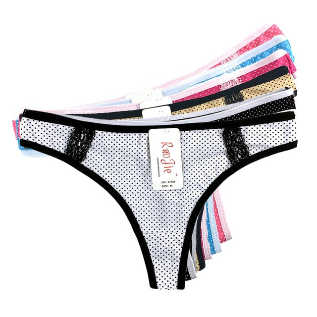 Polka Dot Sissy Thong Set - Sissy Lux