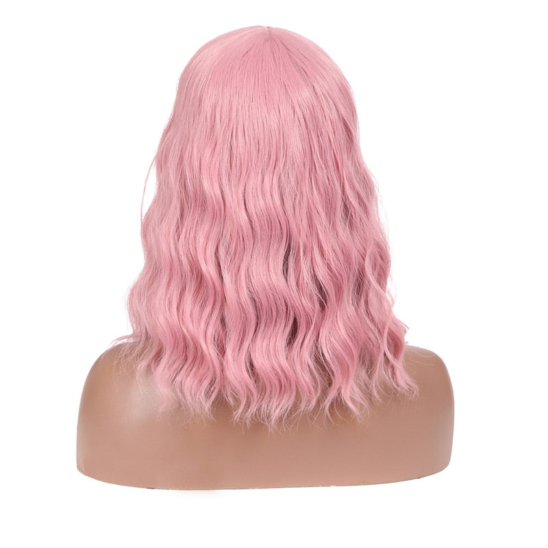 "Cute Sissy" Wavy Wig with Bangs - Sissy Lux