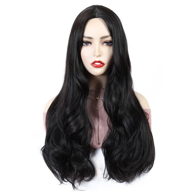 Two Tone Long Wavy Wig - Sissy Lux