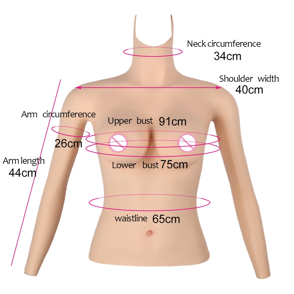 D Cup Silicone Breast Forms - Sissy Lux