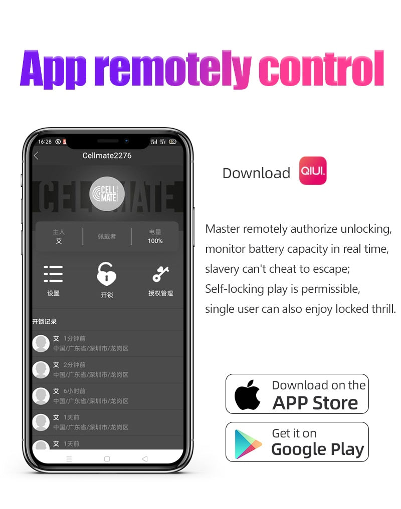 Cellmate Chastity Cage App Controlled - Sissy Lux
