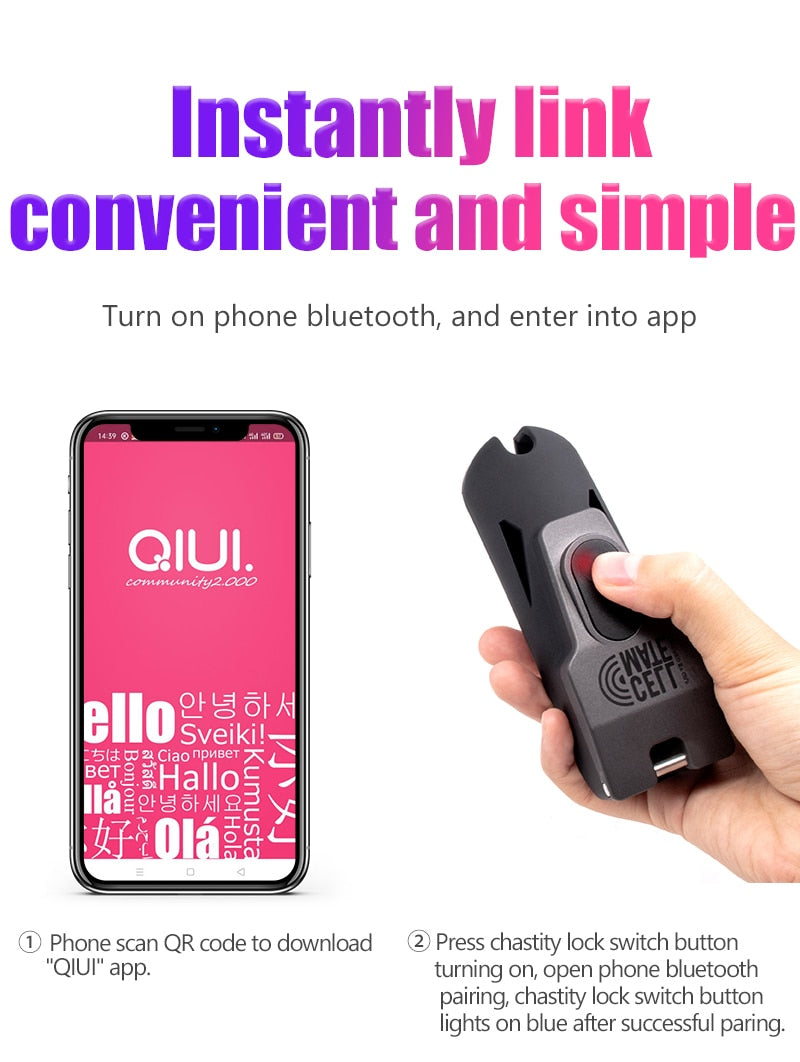 Cellmate Chastity Cage App Controlled - Sissy Lux