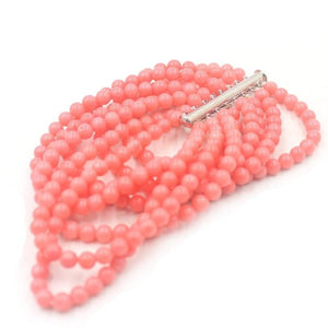 Pink Coral Sissy Sassy Bracelet - Sissy Lux