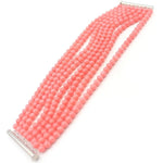 Load image into Gallery viewer, Pink Coral Sissy Sassy Bracelet - Sissy Lux

