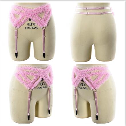 Pink Ruffles Sexy Sissy Harness - Sissy Lux