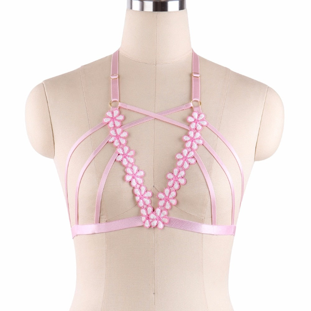 Adjustable Pink Sissy Harness - Sissy Lux