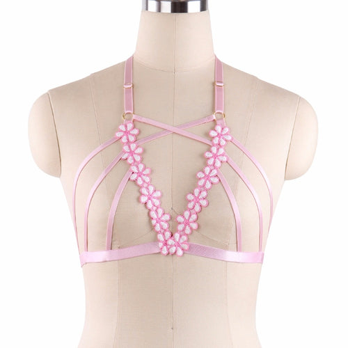 Adjustable Pink Sissy Harness - Sissy Lux