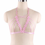 Load image into Gallery viewer, Adjustable Pink Sissy Harness - Sissy Lux
