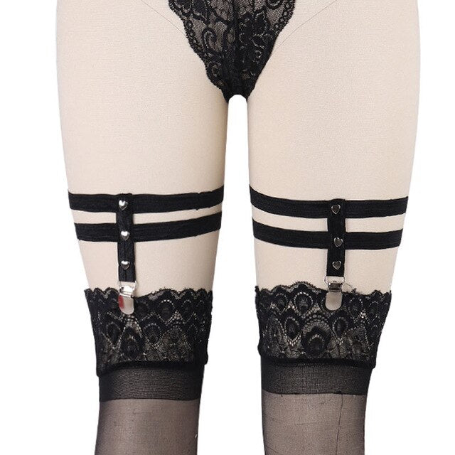 "Lovely Sissy" Garter Harness Belt Set - Sissy Lux