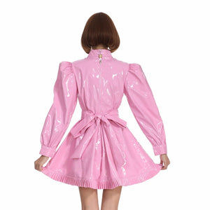 Lockable Pink Sissy French Maid Dress - Sissy Lux