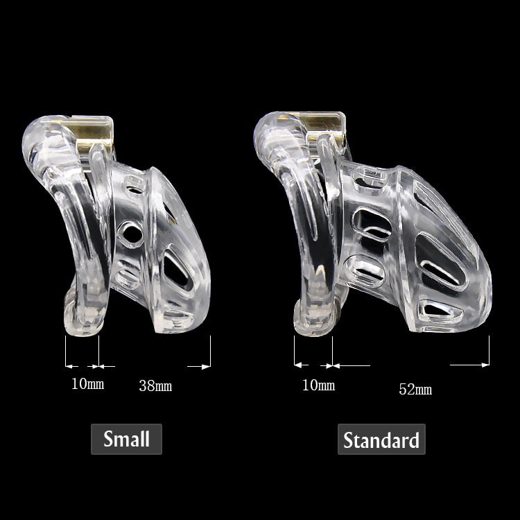 Openable Ring Sissy Chastity Cage w/ Vent Hole - Sissy Lux