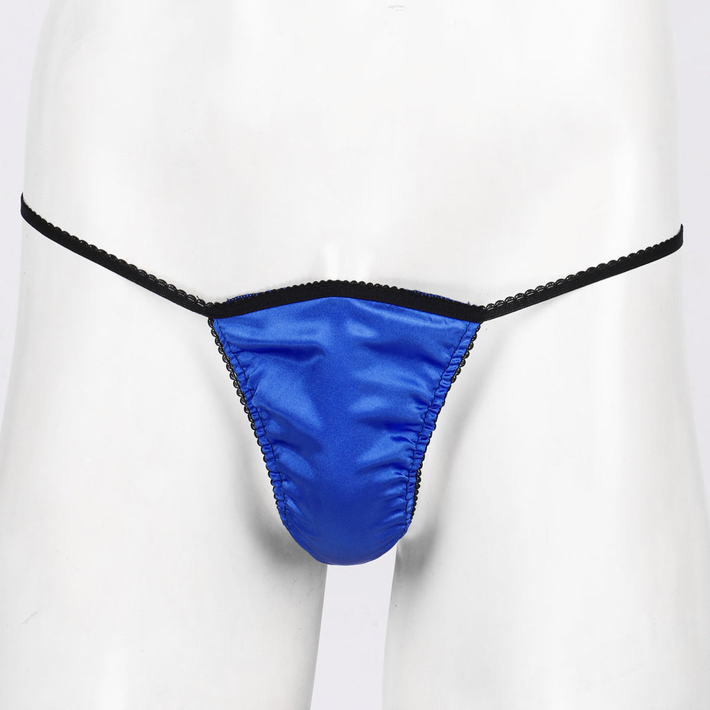 "Sissy Soraya" Silky Satin Thong - Sissy Lux