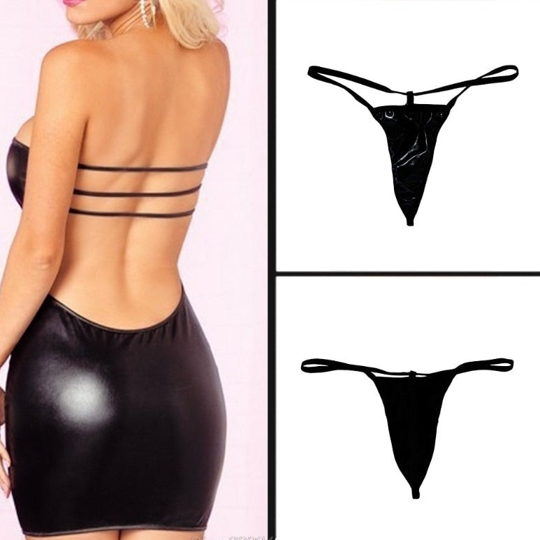 Sissy Stripper Mini Dress - Sissy Lux