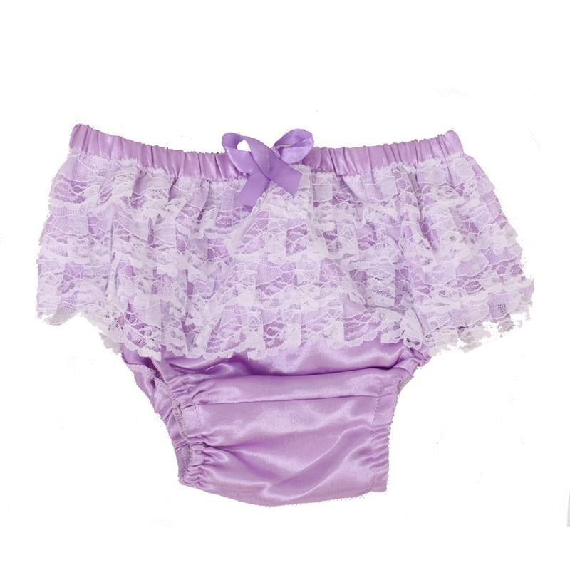 Lockable Purple Ruffles Dress - Sissy Lux