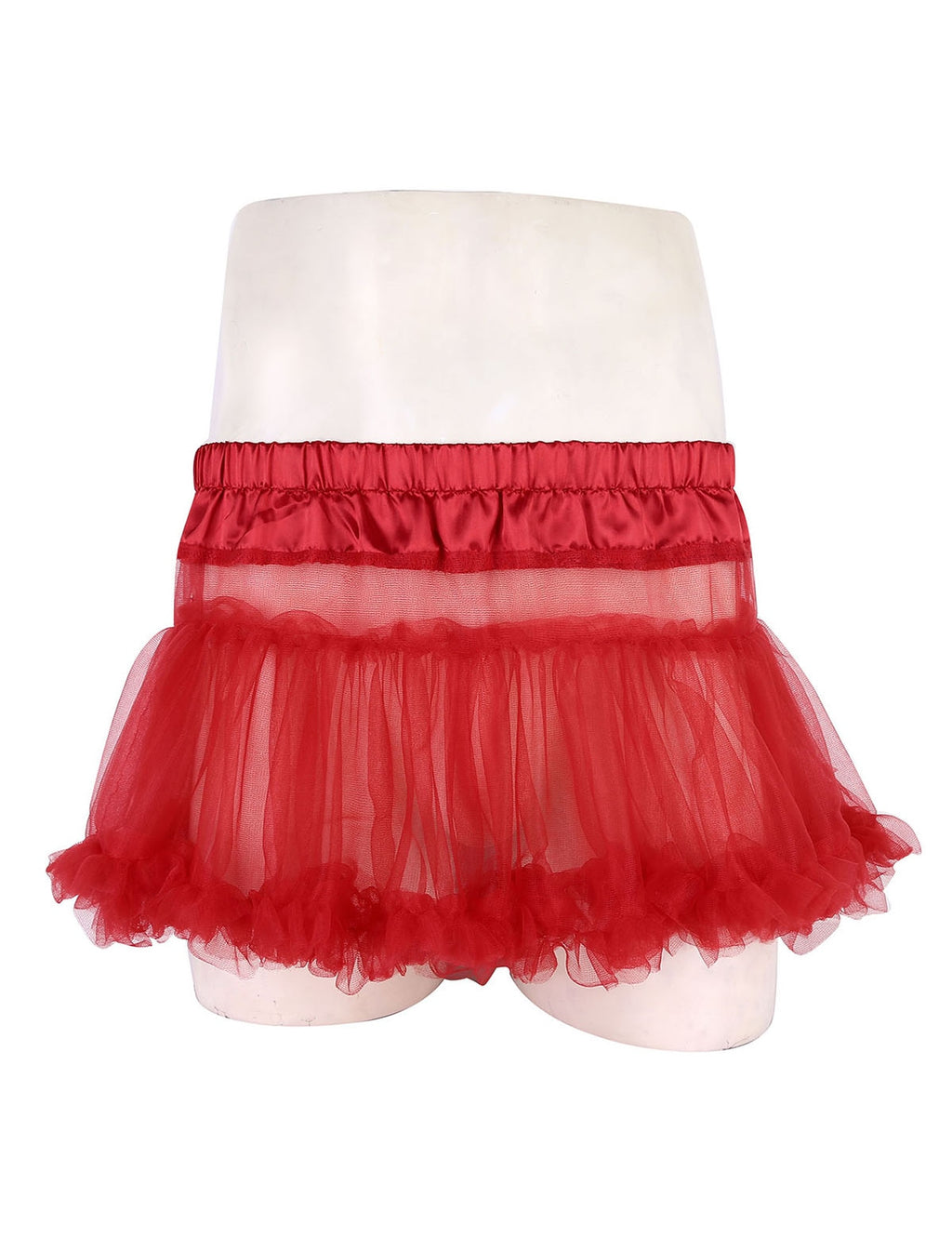 "Sissy Tania" Frilly Ruffled Tulle Skirt - Sissy Lux