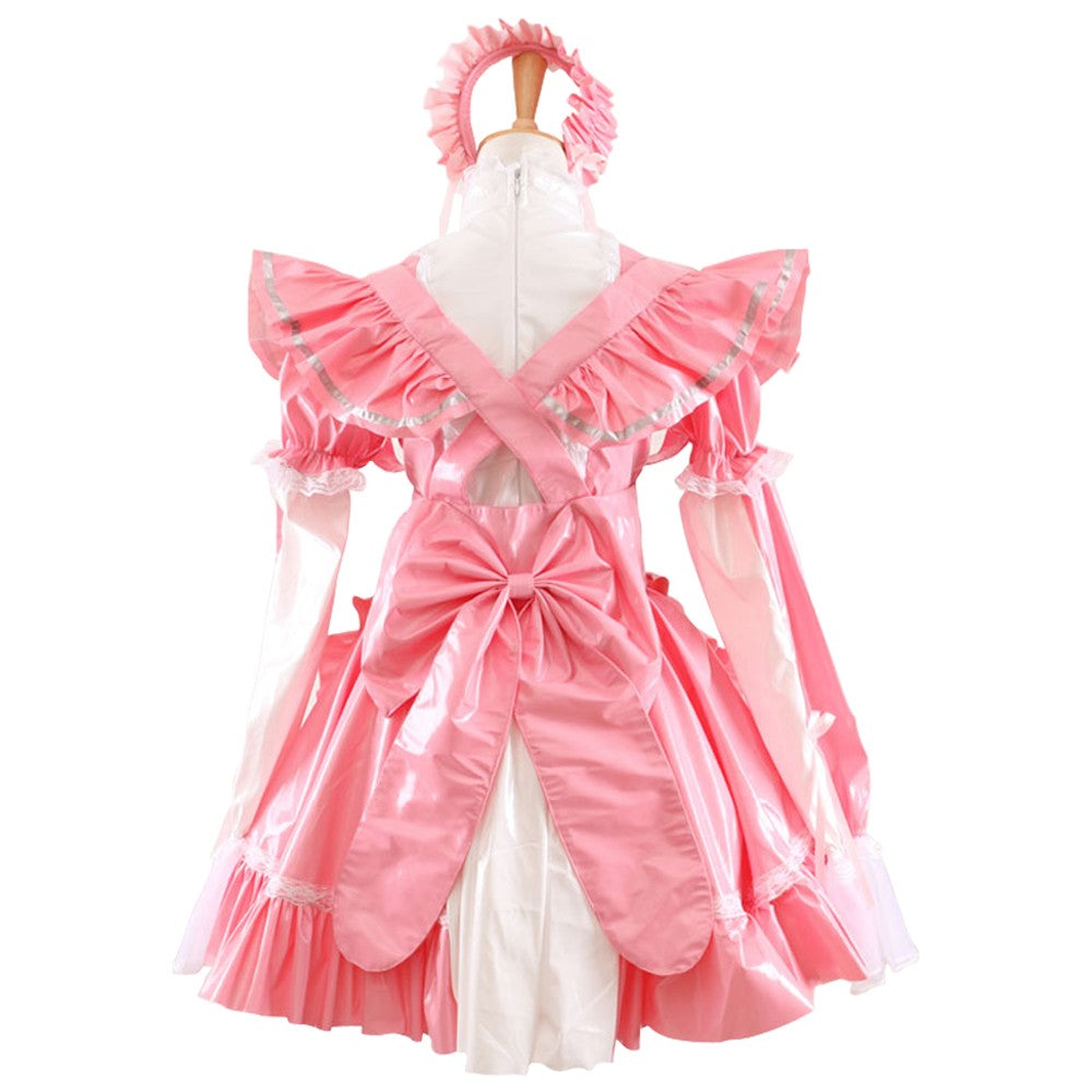 Pink Sissy Maid Uniform - Sissy Lux