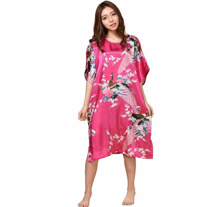 Feminine Touch Kimono Nightgown - Sissy Lux
