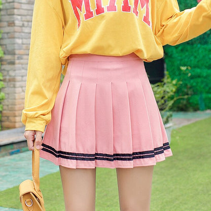 Pleated Schoolgirl Skirt - Sissy Lux