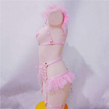 Cute Sissy Body Cage Lingerie - Sissy Lux