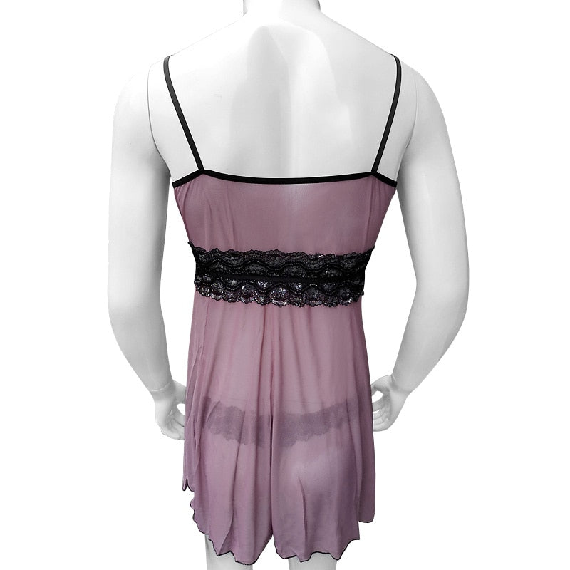 "Sissy Danielle" Sheer Babydoll - Sissy Lux