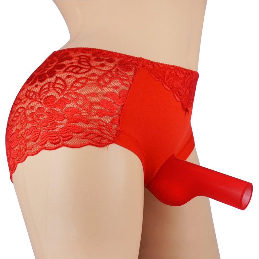 "Amateur Sissy" Lace Panties - Sissy Lux