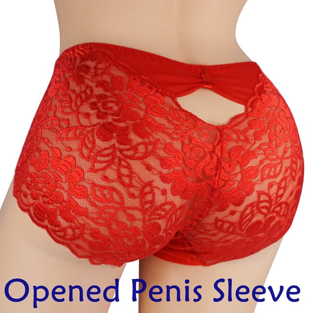 "Amateur Sissy" Lace Panties - Sissy Lux