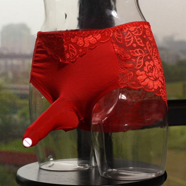 Erotic Sissy Lace Panties - Sissy Lux