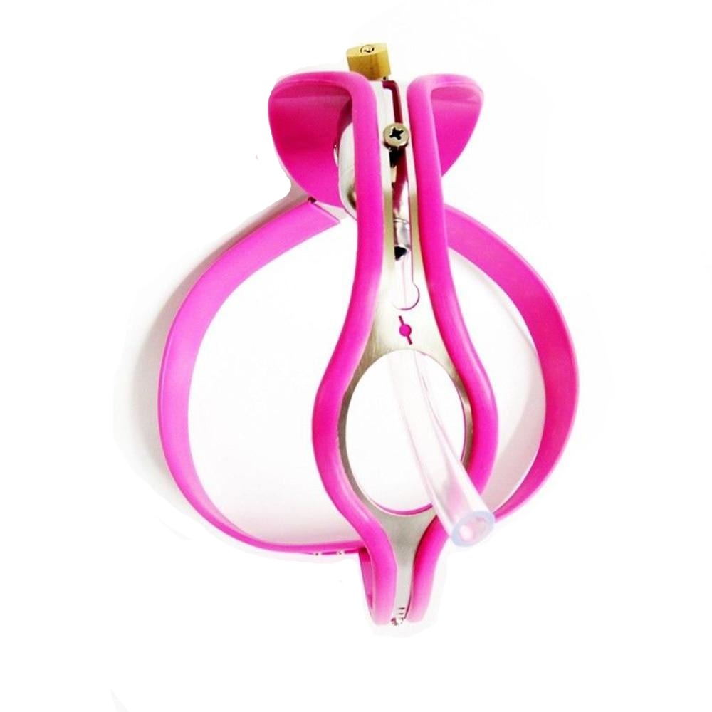 "Bad Sissy" Chastity Belt w/ Anal Plug - Sissy Lux