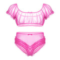 "Sissy Stacey" Sheer Lingerie Set - Sissy Lux